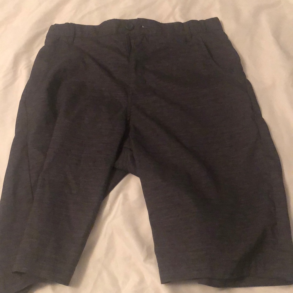 Grey dress shorts